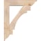 Ekena Millwork Merced Traditional Smooth Bracket w/ Offset Brace, Douglas Fir, 7 1/2"W x 34"D x 42"H BKT0806X34X42MRC01SDF - alternate 3